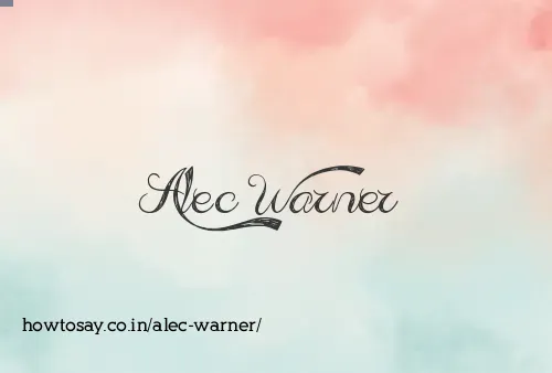 Alec Warner