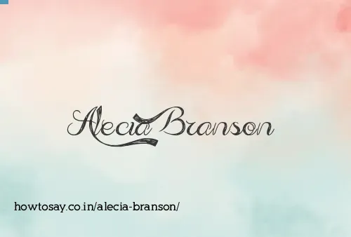 Alecia Branson