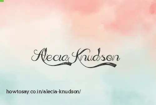 Alecia Knudson