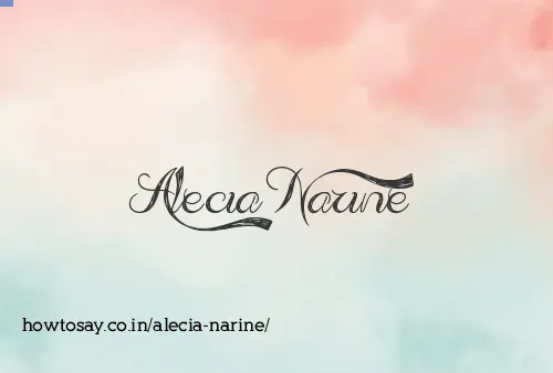 Alecia Narine