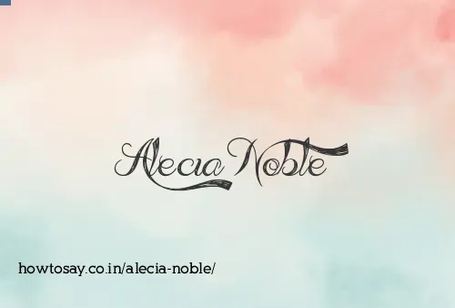 Alecia Noble