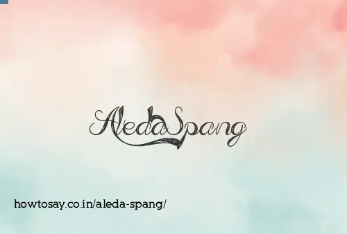 Aleda Spang