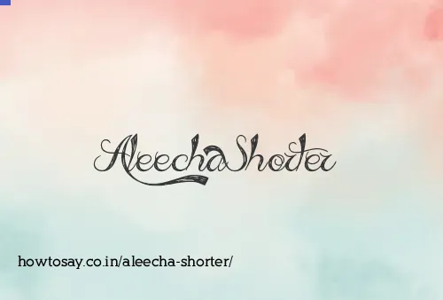 Aleecha Shorter