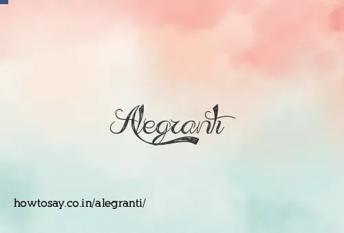 Alegranti