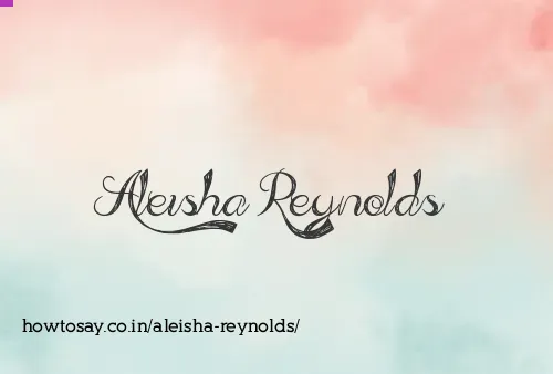 Aleisha Reynolds