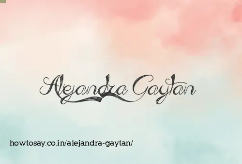 Alejandra Gaytan
