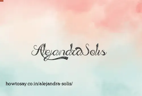 Alejandra Solis