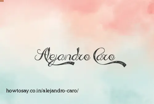 Alejandro Caro
