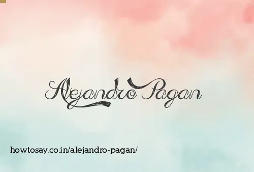 Alejandro Pagan