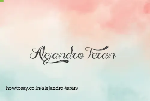 Alejandro Teran