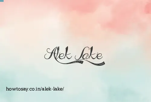 Alek Lake