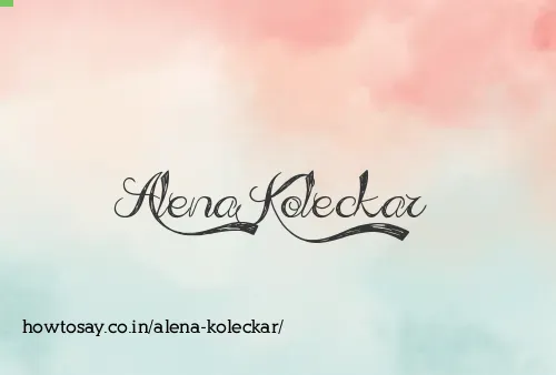 Alena Koleckar