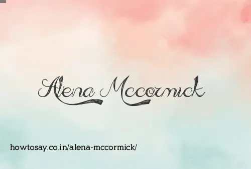 Alena Mccormick