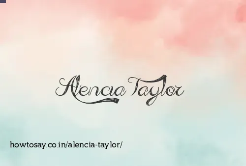 Alencia Taylor