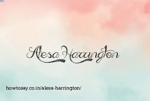 Alesa Harrington