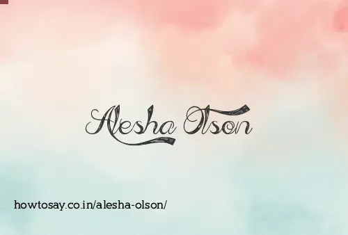 Alesha Olson