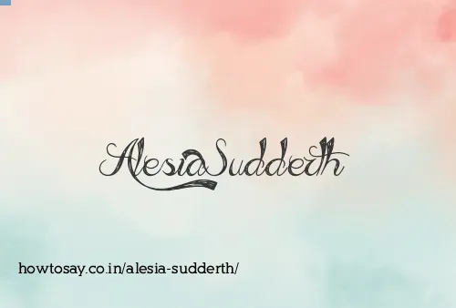 Alesia Sudderth
