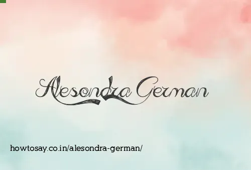 Alesondra German
