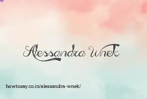 Alessandra Wnek