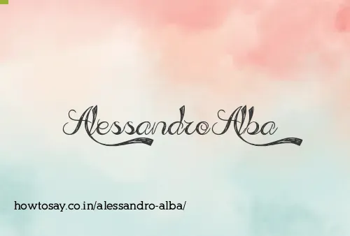Alessandro Alba