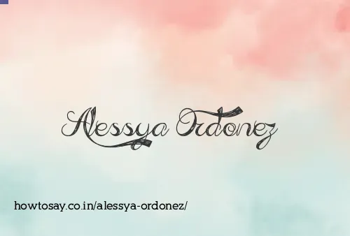 Alessya Ordonez