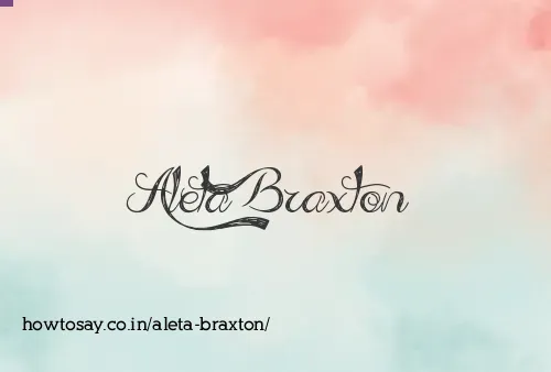 Aleta Braxton
