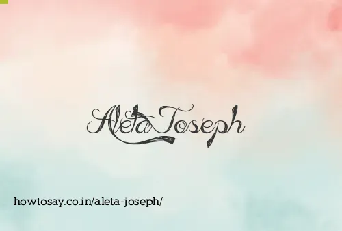 Aleta Joseph