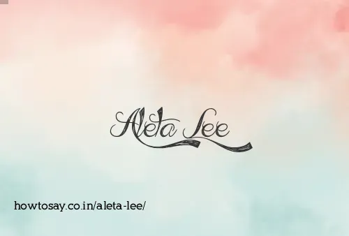Aleta Lee
