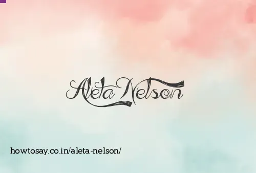 Aleta Nelson