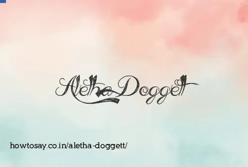Aletha Doggett