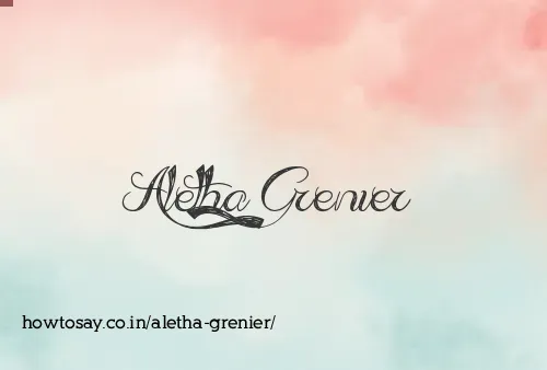 Aletha Grenier