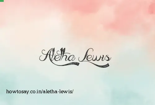 Aletha Lewis