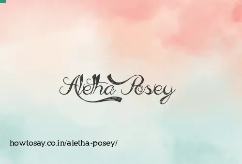 Aletha Posey