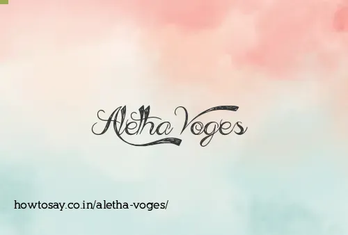 Aletha Voges