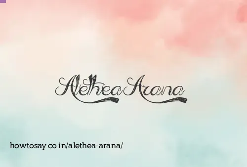 Alethea Arana