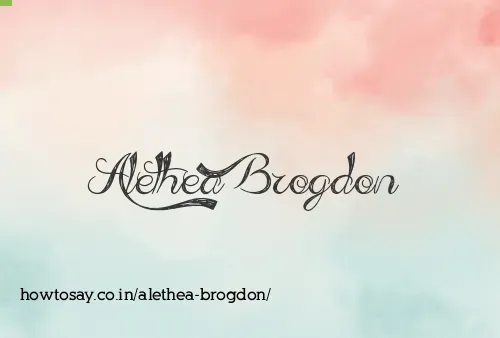 Alethea Brogdon