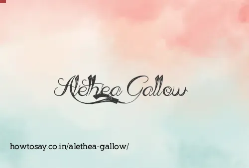 Alethea Gallow