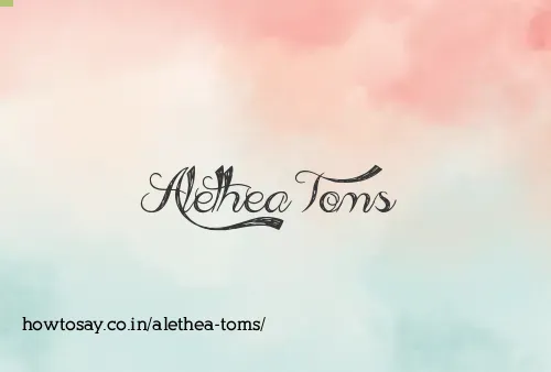 Alethea Toms