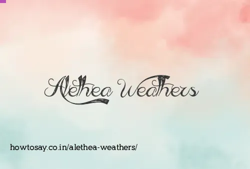 Alethea Weathers