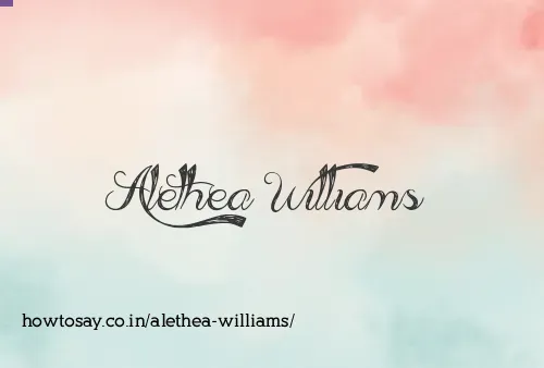 Alethea Williams
