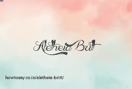 Aletheia Britt