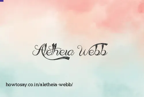 Aletheia Webb