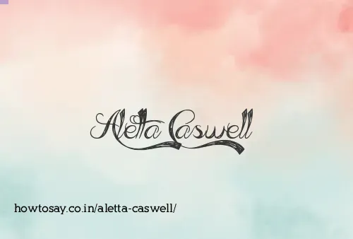 Aletta Caswell