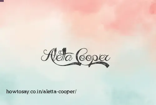 Aletta Cooper
