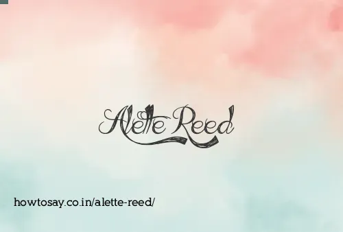 Alette Reed