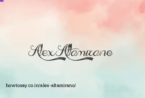 Alex Altamirano