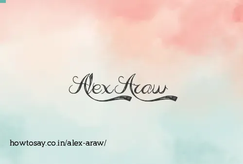 Alex Araw