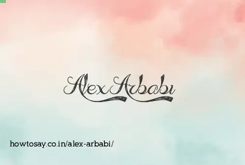 Alex Arbabi
