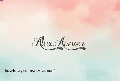 Alex Aunon