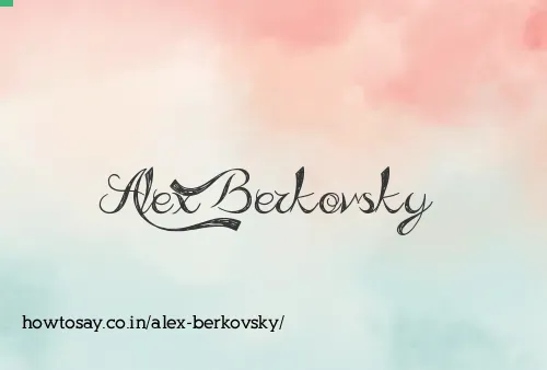 Alex Berkovsky